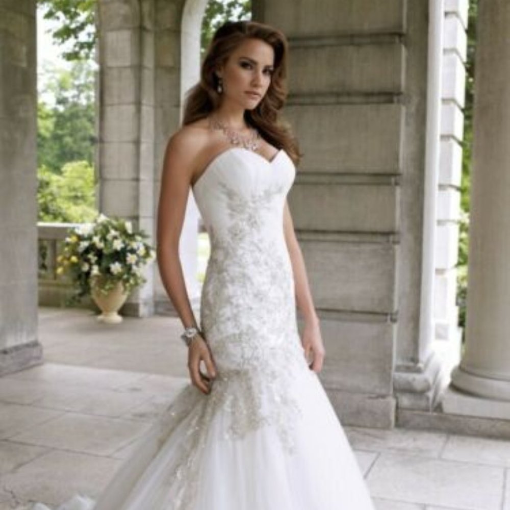 David Tutera for Mon Cheri Bridal Gown Size 12